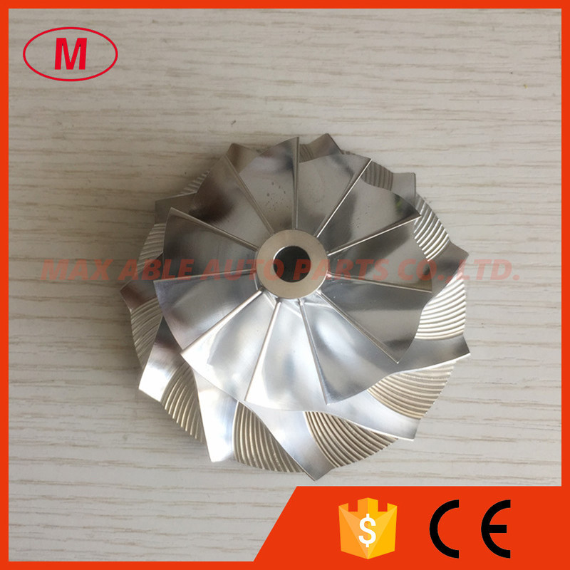 HX35 53.91/78.00mm 11+0 blades 3599649/4035699 high performance turbocharger milling/billet compressor wheel