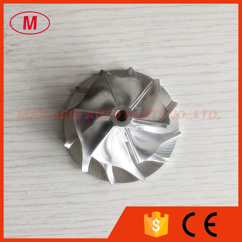 RHF4H 43.50/60.00mm 6+6 blades high performance turbo turbocharger aluminum 2618/milling/billet compressor wheel