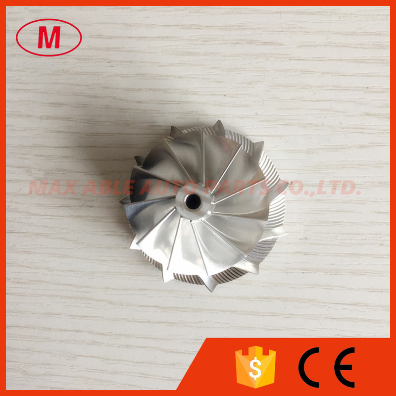 KP39 40.00/50.07mm 11+0 blades high performance turbo milling/aluminum 2618/Billet compressor wheel