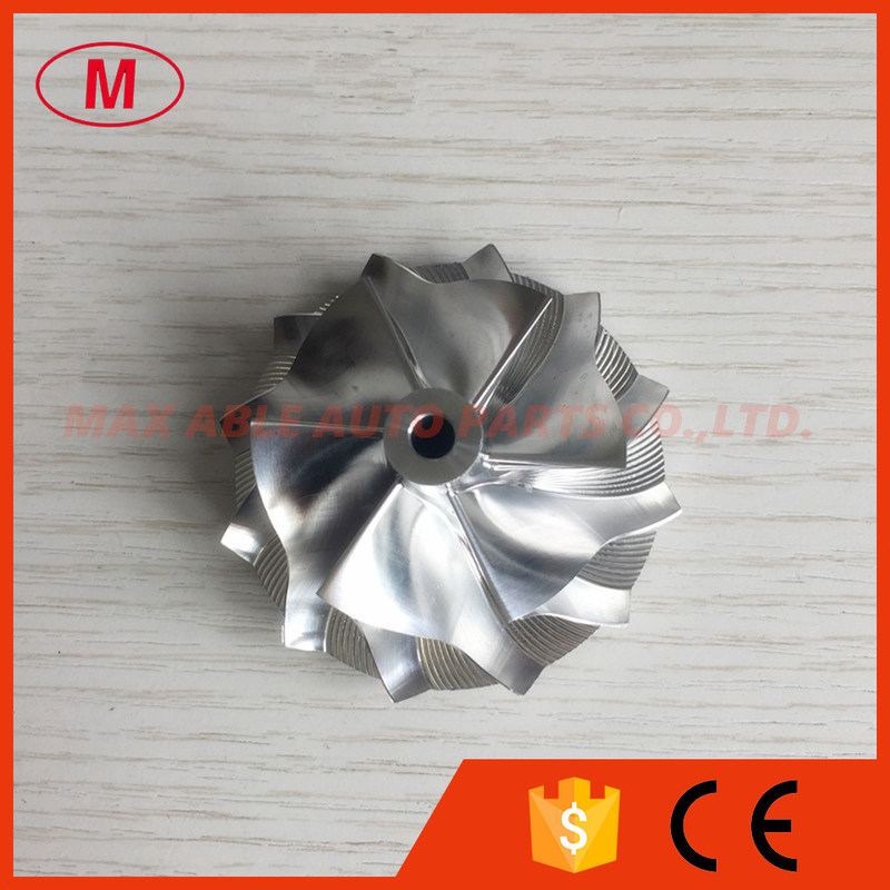 RHF5 44.95/59.00mm 6+6 blades high performance turbo turbocharger aluminum 2618/milling/billet compressor wheel
