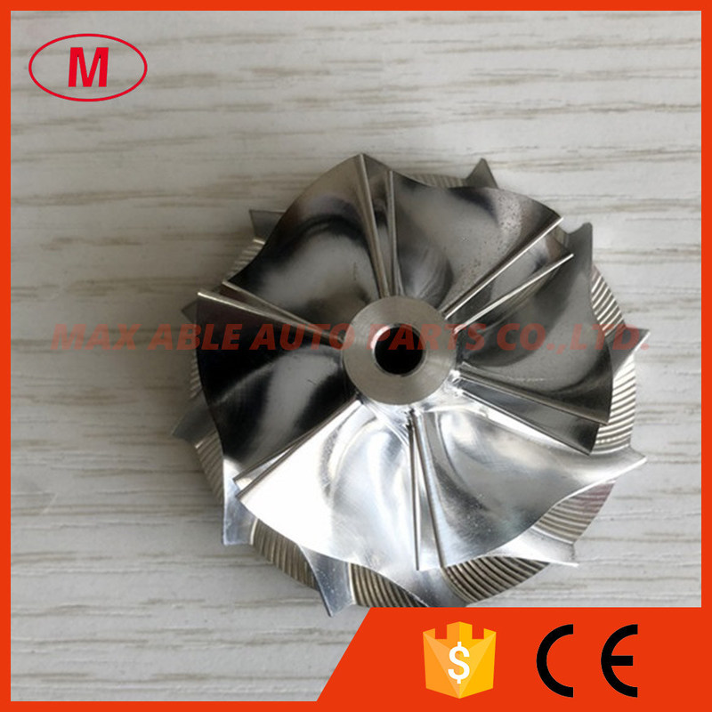 BV40 37.50/46.00mm 6+6 blades high performance Turbo milling/aluminum 2618/billet compressor wheel