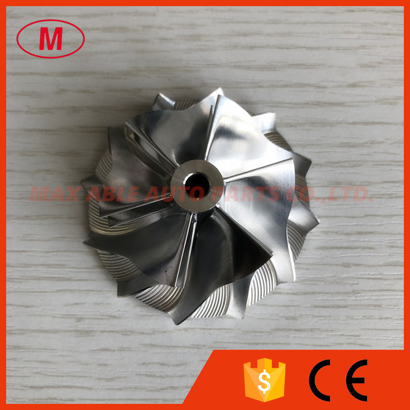 TD04HL 42.00/56.02mm 6+6 blades reverse turbo milling/aluminum 2618/billet compressor wheel for 49477-02003