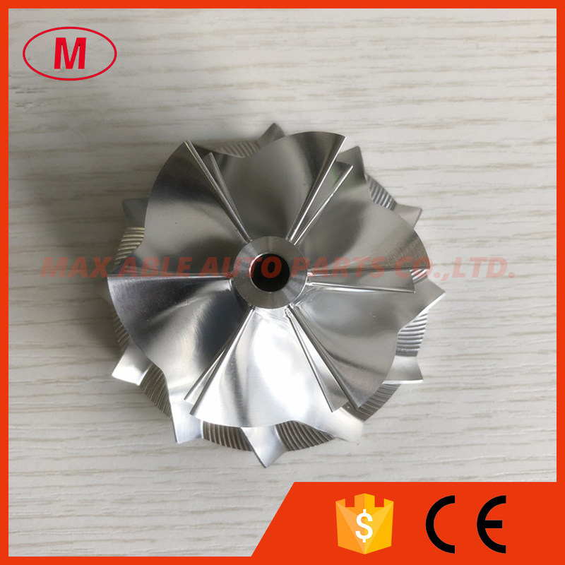 TD05H 20G 52.56/68.01mm 49179-43400 6+6 blades Cutback:-10.0 performance high blade milling//billet compressor wheel