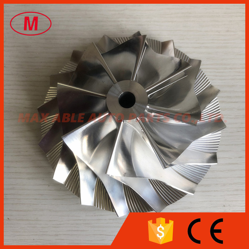 HX82 4048020 UPGRADE 97.50/152.04mm 8+8 blades Turbo Billet/milling/aluminum 2618 compressor wheel