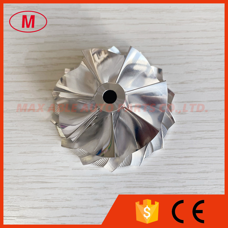 RHF5 reverse 7+7blades 52.00/63.00mm high performance bore:6.10mm turbo milling/aluminum 2618/billet compressor wheel