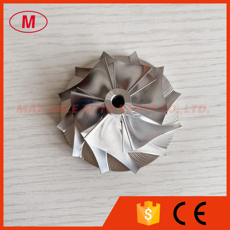 K24 5324-123-2013 42.30/60.50mm 6+6 BLADES Turbo aluminum 2618/milling/Billet compressor w