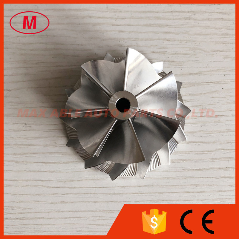 TD05H 20G reverse 49179-43400 52.56/68.01mm 7+7 blades performance cutback:-10.00 turbo billet compressor wheel