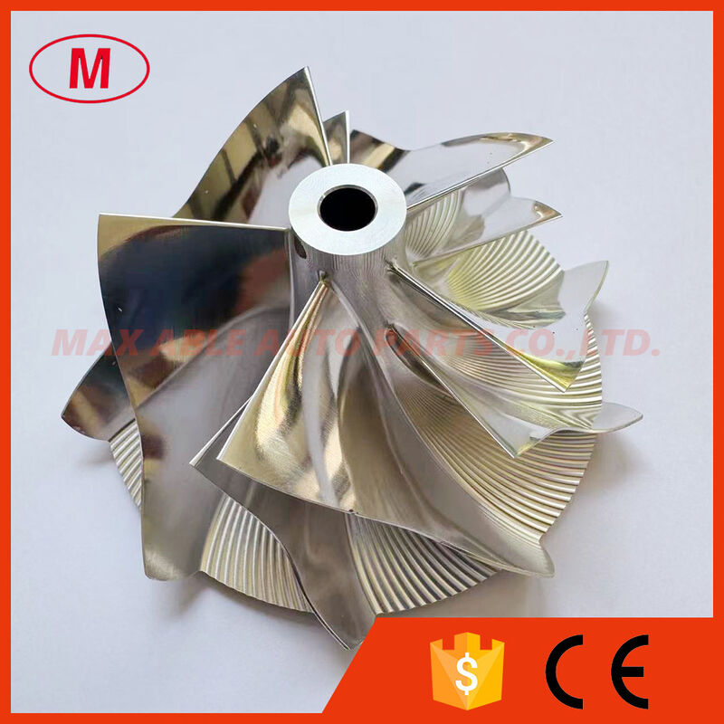 G30/G35-900 Forward 884001/19251 61.75/76.60mm 5+5 Blades Turbo Milling/billet Compressor Wheel for 880695-5001S/880700-5001S/880700-5002S/880700-5003S/880700-5004S/880693-5003S/880704-50
