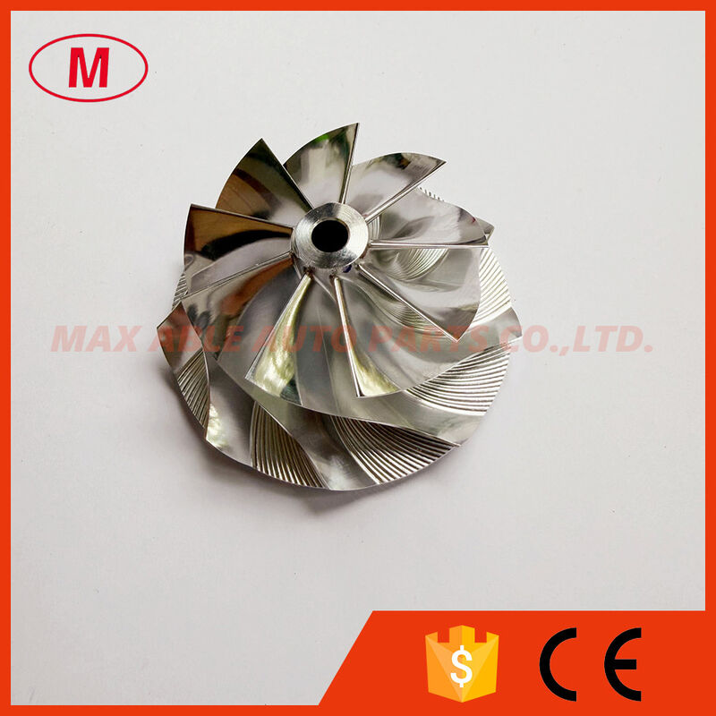 GTA2359V 44.51/59.48mm 9+0blades turbo milling/aluminum 2618/billet compressor wheel FOR 842127-0001, 775095-0001, 769686-0001 Landcruiser D4D Utility V8 (VDJ78/VDJ79) 2007-2018, Engine: 1VDFTV 4.5L