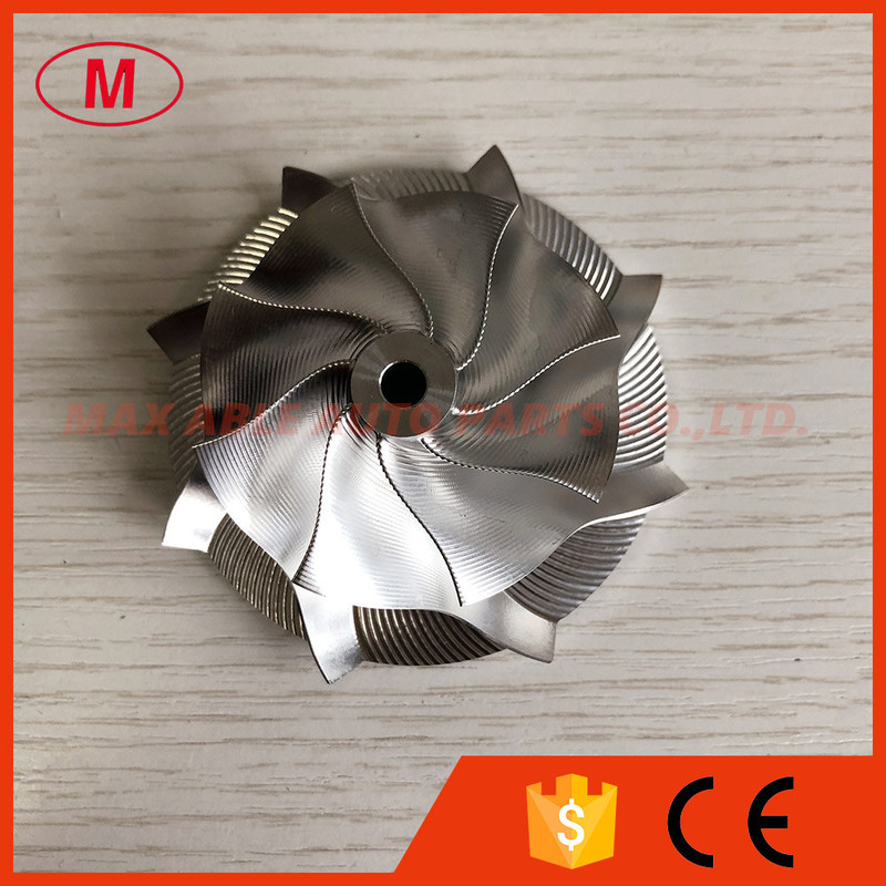 TD04 50.00/67.00mm 8+0 blades Point milling high performance Turbocharger milling/aluminum 2618/billet compressor wheel