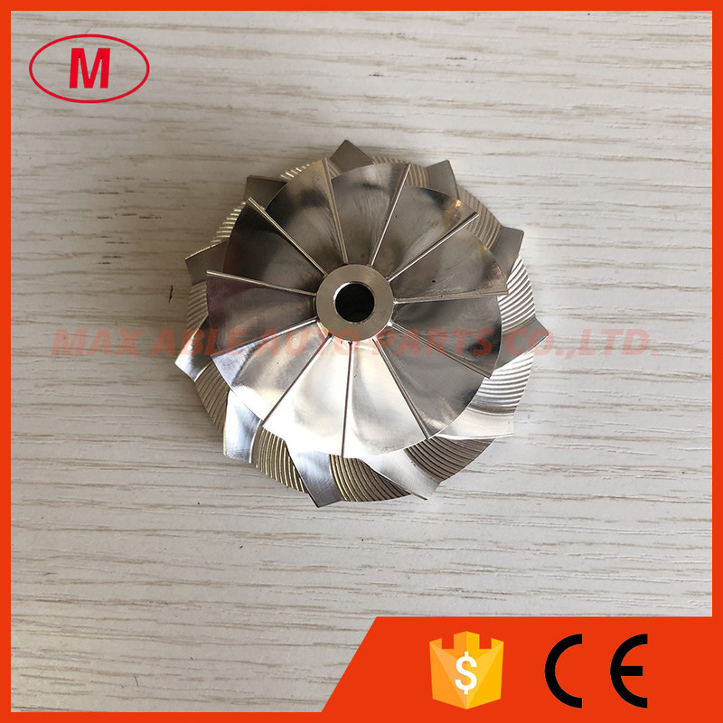 GT2871 47.10/63.40mm 11+0 blades turbo milling/aluminum 2618/billet compressor wheel