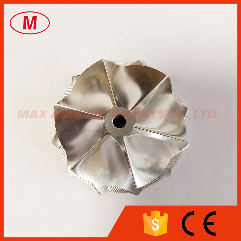 TD04 6+6 blades 52.60/61.00mm High performance Turbocharger milling/aluminum 2618/billet compressor wheel