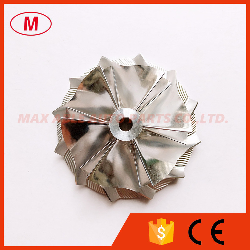 TD04HL 48.50/61.01mm 6+6 blades turbo Turbocharger milling/aluminum 2618/billet compressor wheel