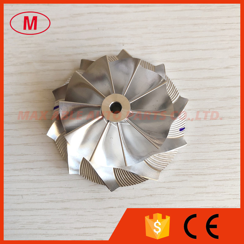TD04HL forward 50.38/68.00mm 10+0 blades  high performance turbo milling/Billet compressor wheel