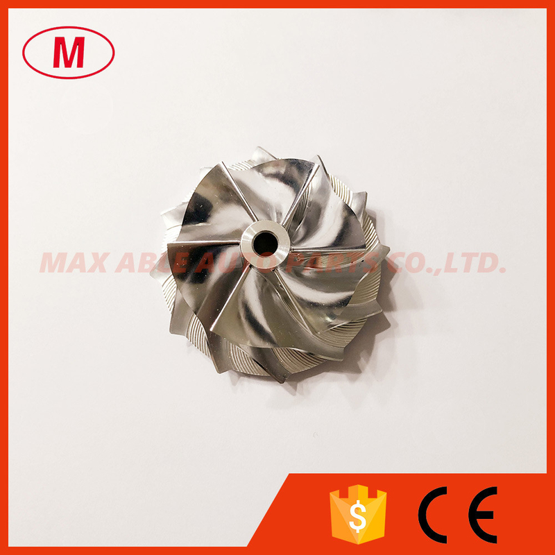 RHF5 41.90/54.00mm 6+6 blades high performance turbo aluminum 2618/Milling/billet compressor wheel for  GLA250