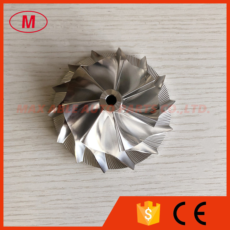 TD06 62.30/86.15mm 7+7 blades forward high performance turbo milling/aluminum 2618 /billet compressor wheel for Racing