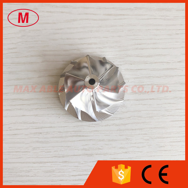 KP39 35.99/48.00mm 6+6 blades turbo milling/aluminum 2618/billet compressor wheel