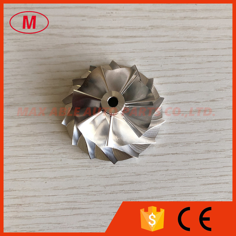 K04 39.00/52.00mm 7+7 blades turbo milling/aluminum 2618/billet compressor wheel