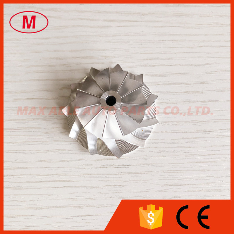 TD04  9B-FB 49171-41410 34.82/49.00mm 11+0 blades performance turbo billet compressor wheel for 49171-01200