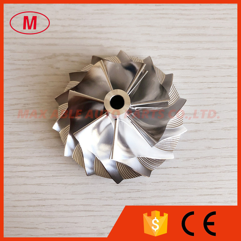 K26 55.40/77.00mm 7+7 blades performance turbo milling/aluminum 2618/billet compressor wheel