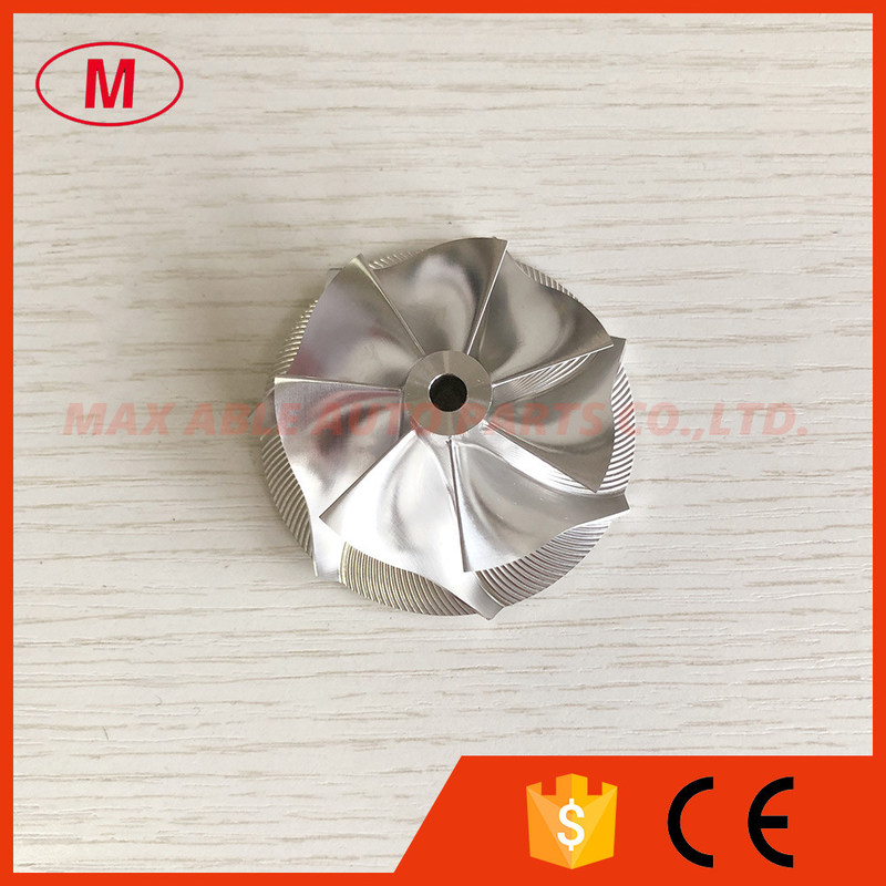 TD04HL 20T 49189-X 47.04/58.00mm 7+0 blades Turbocharger Milling/aluminum 2618/billet compressor wheel for 49189-07220