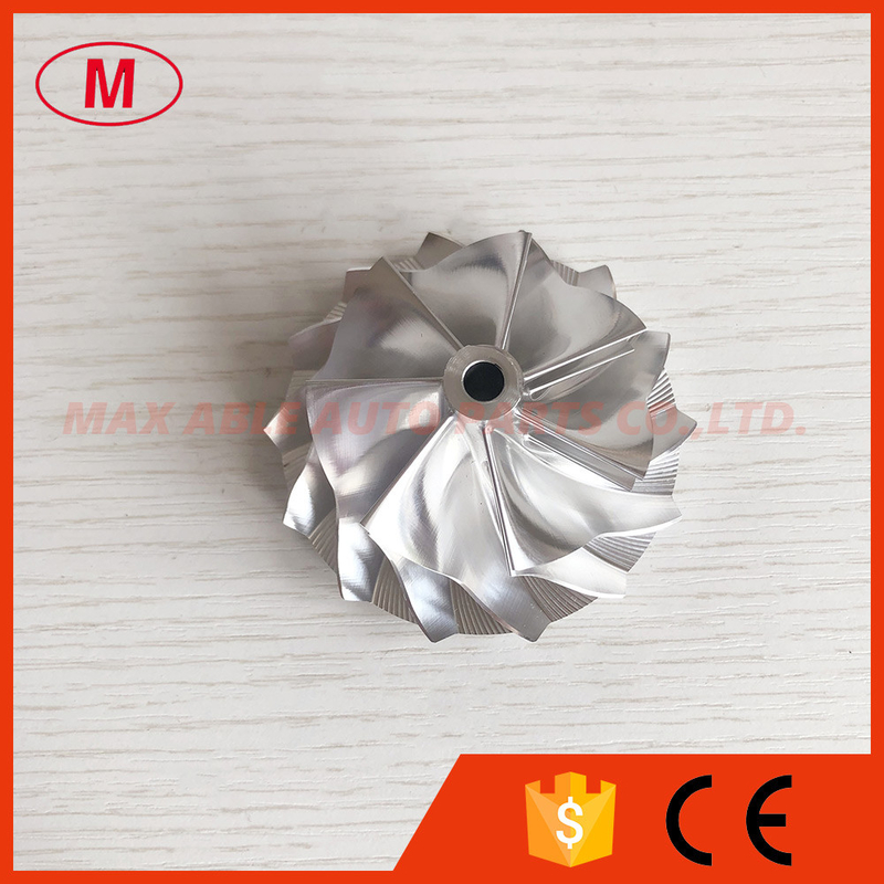 B03G 53.90/67.00mm 1862-123-2001 6+6 blades turbo milling/aluminum 2618/billet compressor wheel for  Audi TTRS 8S