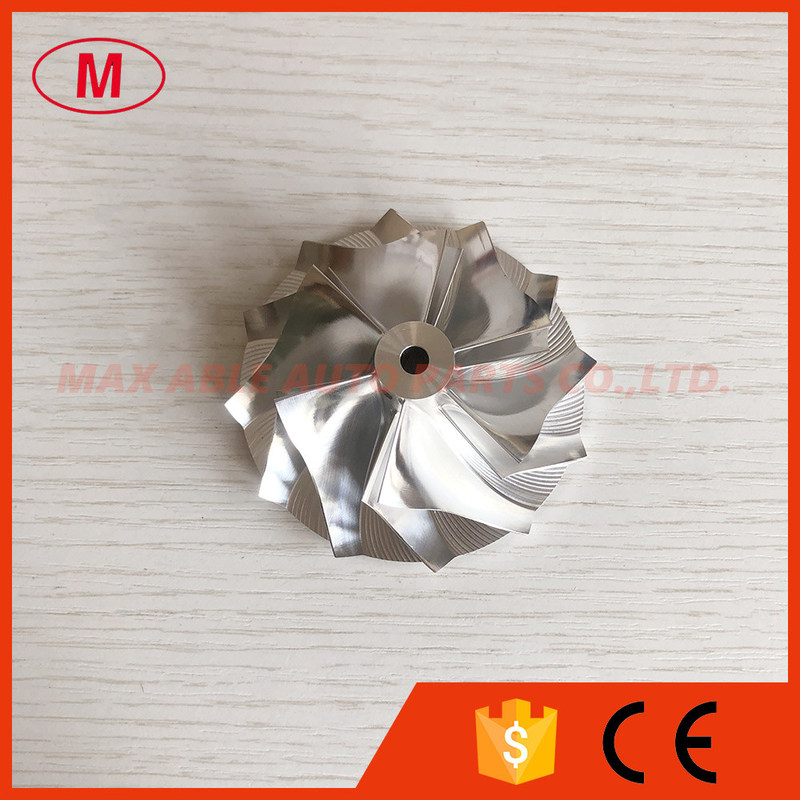 TD04HL 18G 50.38/68.00mm 6+6 blades forward high performance turbo milling/billet compressor wheel for 