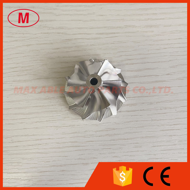 RHF5 reverse 37.18/47.95mm 6+6blades high performance turbo milling/aluminum 2618/billet compressor wheel for 06K145713J