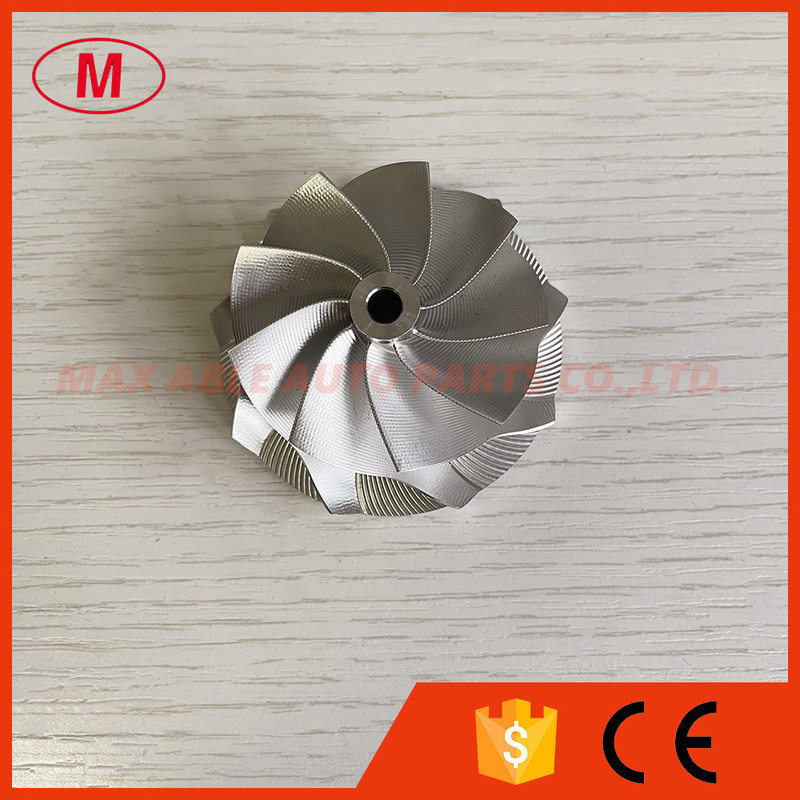 TD04HL 20T 49189-X 47.04/58.00mm 9+0 blades point milling Turbocharger milling/aluminum 2618/billet compressor wheel