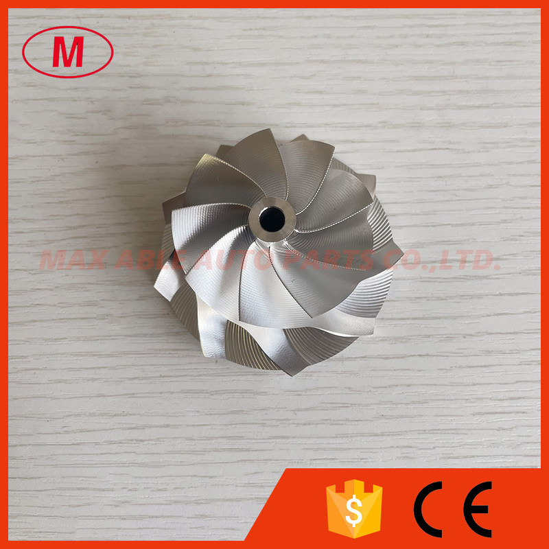 RHF5HB 50.39/68.01mm 9+0 blades point milling Turbocharger milling/aluminum 2618/billet compressor wheel