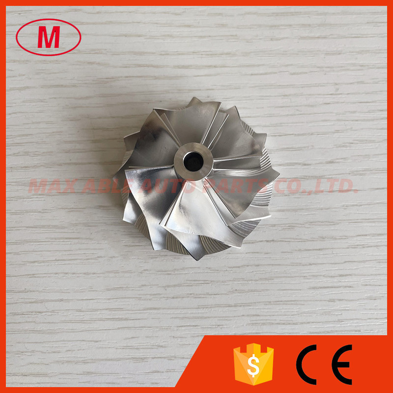 GT2554R 445347-0016F 42.12/54.39mm 6+6 blades performance Turbocharger milling/aluminum 2618/billet compressor wheel